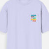 puri-unisex-oversized-t-shirt-lavender-back Lavender Puri Unisex Oversized T-Shirt with "India’s Best Kept Secret" text design on the front.