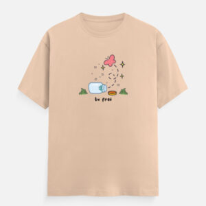 Be Free – Unisex Classic Crew T-Shirt | Butterfly Escape, Growth & Self-Liberation Aesthetic