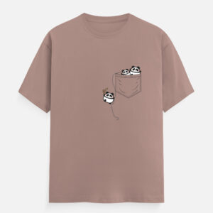 Pocket Pandas – Unisex Classic Crew T-Shirt | Cute & Minimal Graphic