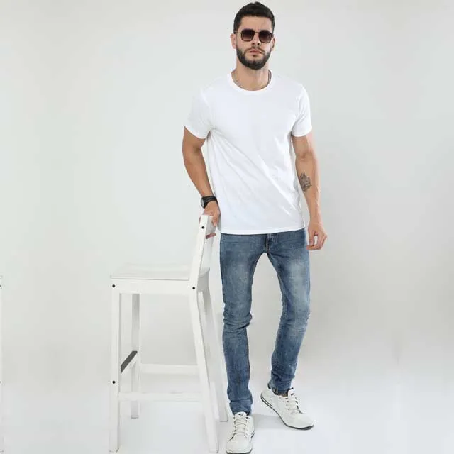white-mens-classic-crew-t-shirt-full.jpg White Mens Classic Crew T-shirt full