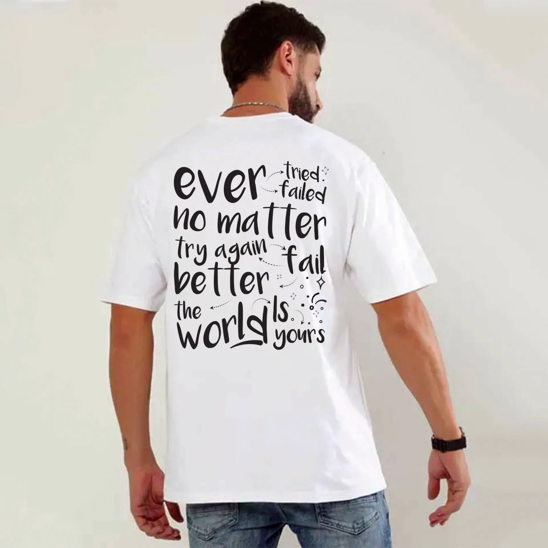 unisex-oversized-t-shirt-ever-tried-ever-failed-white-back