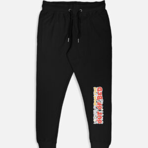 Out of Bed Unisex Joggers – Quirky Cat Streetwear for Gen Z