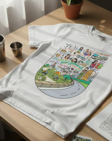 TribalBay Namma Bengaluru Doodle design story and urban streetwear inspiration.